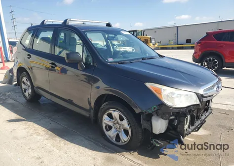 2014 Subaru Forester 2.5I from USA, damaged, VIN JF2SJAAC7EH480844